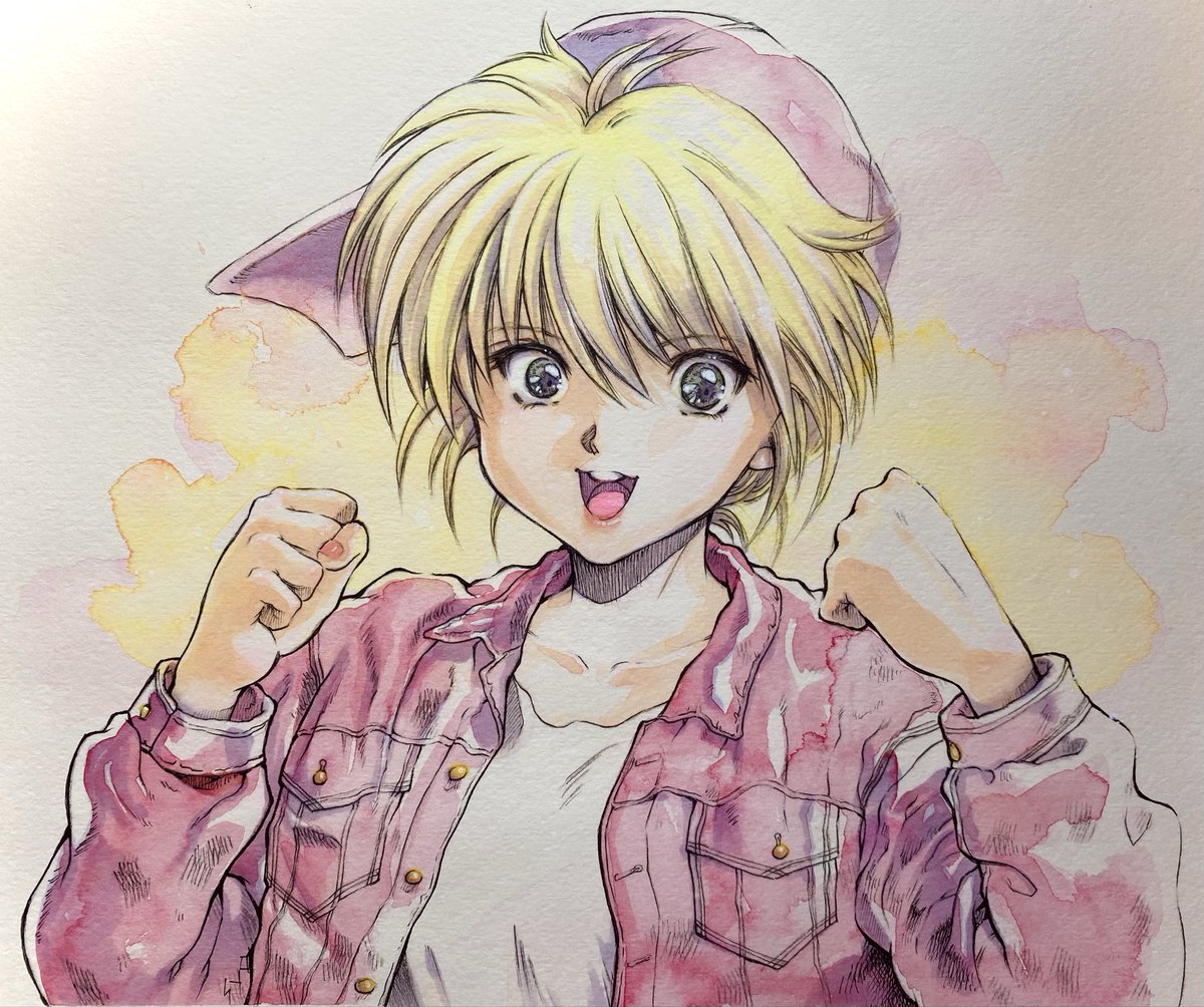 sya_berserk's tweet photo. #VIDEOGIRL の、はるのちゃんを描きました。色が分からず…全然違ったらごめんなさい💦ಠ_ಠ難しい…
#桂正和 先生。日々沢山回復されますように🙏ここでも祈り🍀 https://t.co/lPrmOkCksD