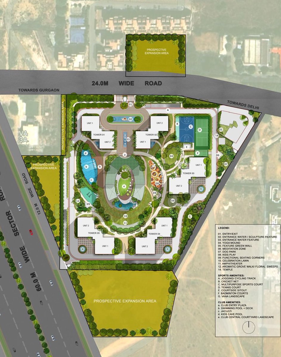 GauravGupta_RE's tweet image. TARC Ishva: One of Gurgaon’s finest concept-driven products is now gearing up for Phase 2. Another tower of 3.5 BHKs (~3,000 sqft)

If TARC executes even 90% of what they promise on design + experience here, it’ll lift TARC’s standing in Gurgaon’s premium developer circle