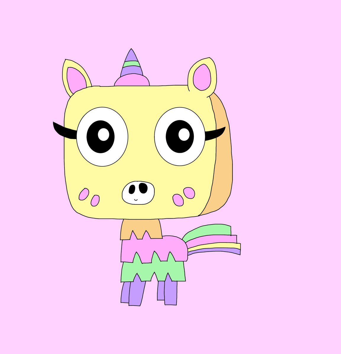 I was watching the new episode of Critora Piñata Panic and it was great so I draw the Piñata Critora Jubee McCarnive  NOTE: Jubee McCarnive was made by <a href="/CoffeeJinx/">💕🌠CoffeeJinx🌟🦋</a>
