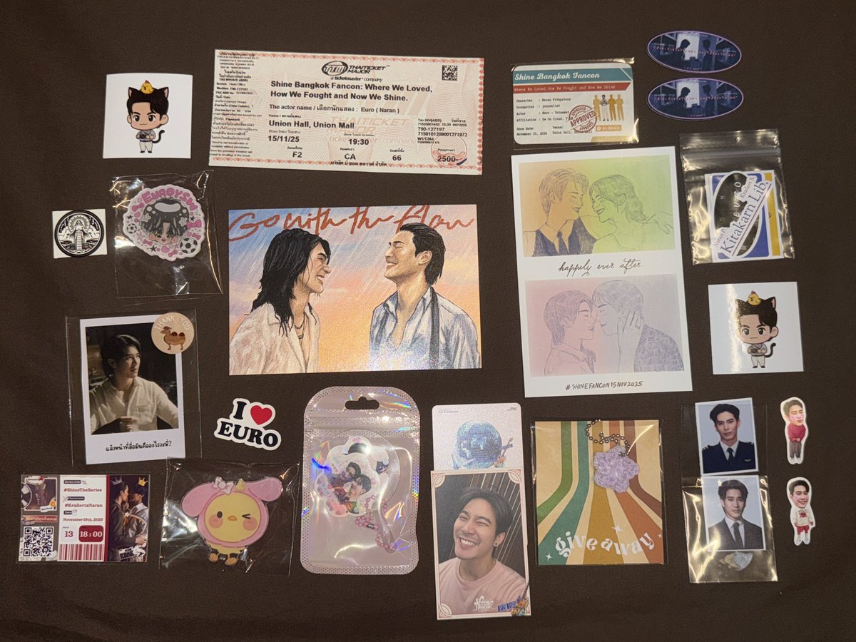 Giveaway เมื่อวานจากทุกคน ขอบคุณมากๆเยยนะคะ🩵 #shinefancon