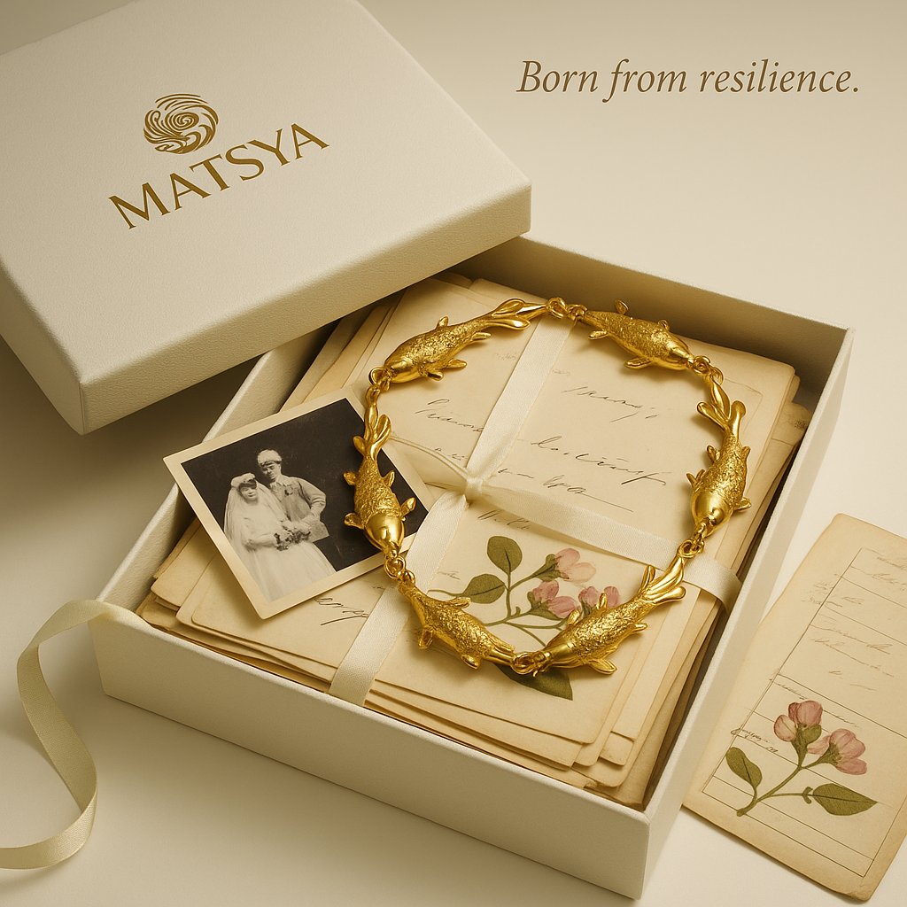 JewelsMatsya's tweet photo. Every Matsya Box carries a whisper of the past and a promise of tomorrow.
Where love is remembered, and resilience is reborn.
#MatsyaJewels https://t.co/FlxAqUe9WU