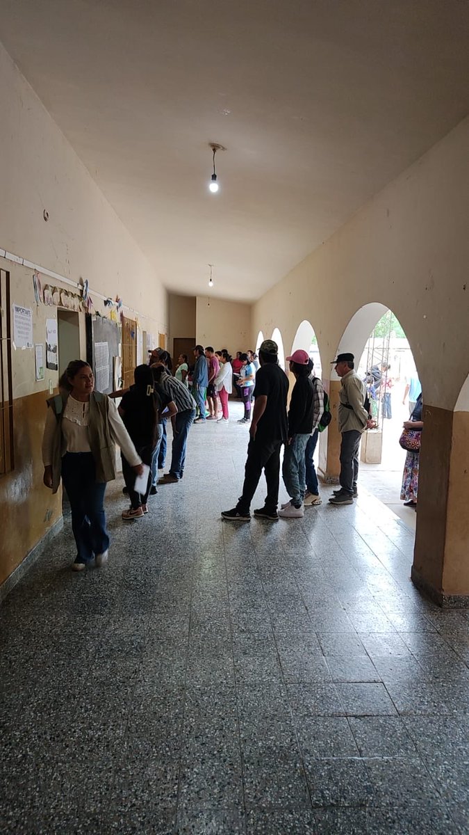 Día de elecciones en Rivadavia Banda Norte.