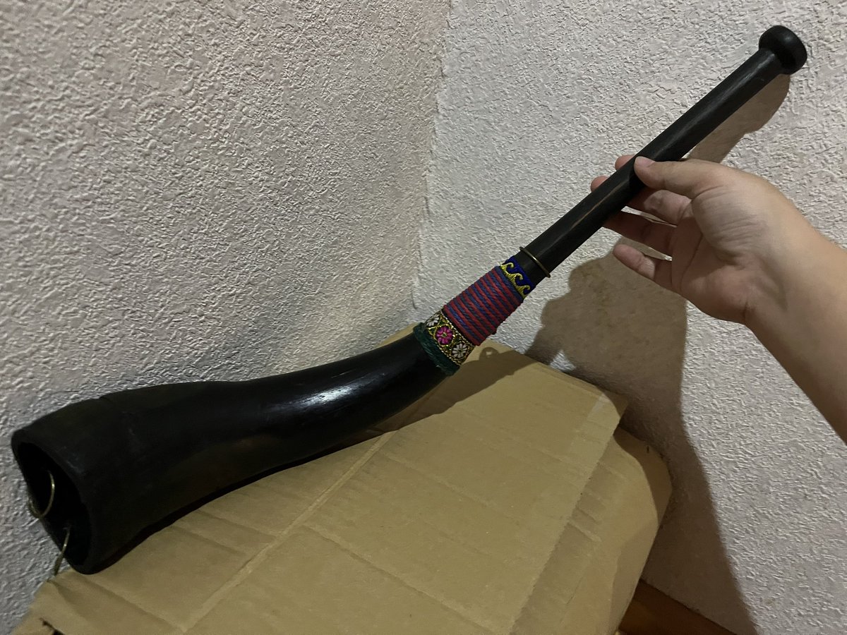 でっけ〜角笛買っちゃった！！！！！！！！！！！！！！！！！！