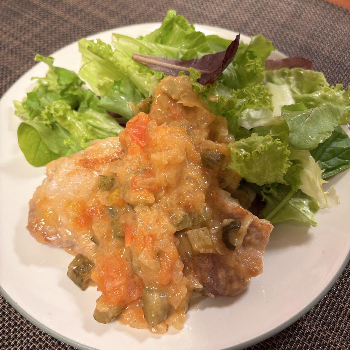 炊飯のボタン押し忘れててごめんなさい😣
#おうちごはん