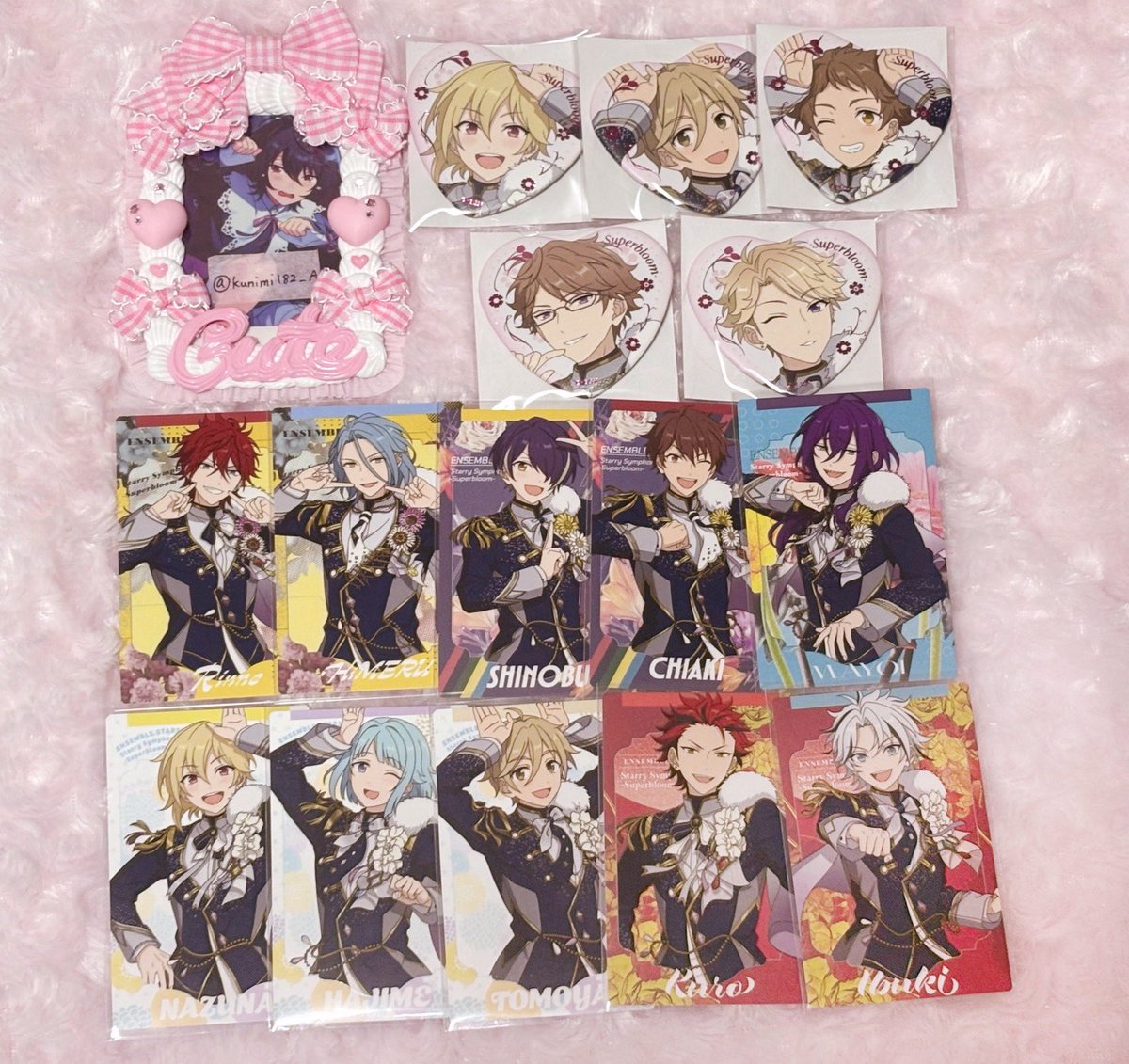 【交換】あんスタ ハート缶バッジコレクション D スタフォニ スタフォ二 カードコレクション 缶バッジ

꒰譲꒱ なずな 友也 光 章臣
燐音 HiMERU 忍 千秋 マヨイ 創 紅郎 維吹

꒰求꒱ 凛月
(カード凛月含む場合レオ(コンプ目的))

スタフォニ全日手渡し可能◎＞
郵送(18日火曜日までに発送可能な方)