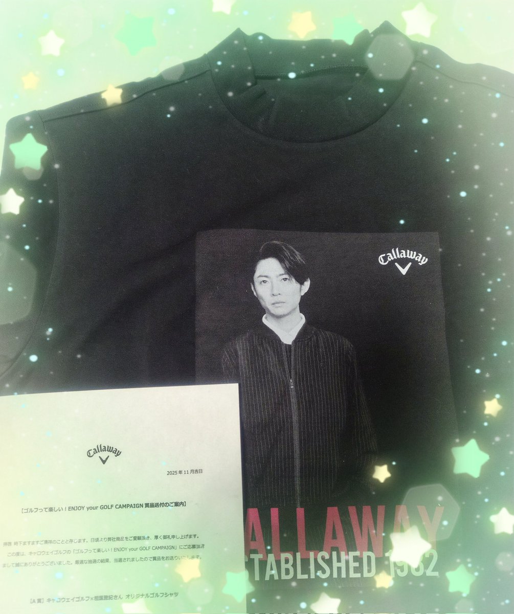 CALLAWAY & 相葉雅紀 コラボTシャツ Aiba Masaki Line - meeting photo