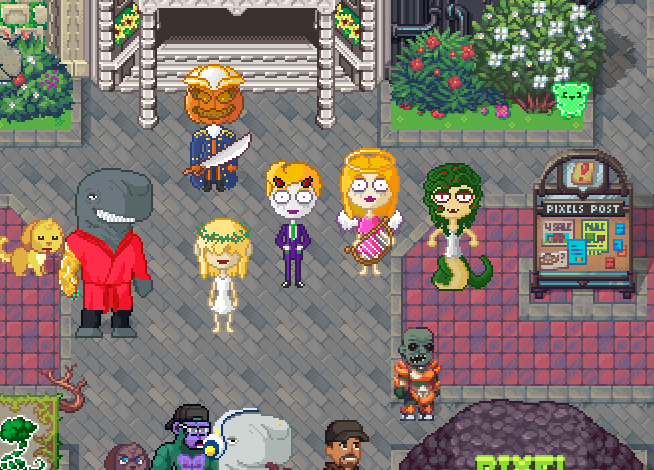 Slowly but surely, the Weirdos Collection is coming to life! :D

Making Luke's and Nenzy's. :)

<a href="/pixels_online/">Pixels</a> #PixelsCreator