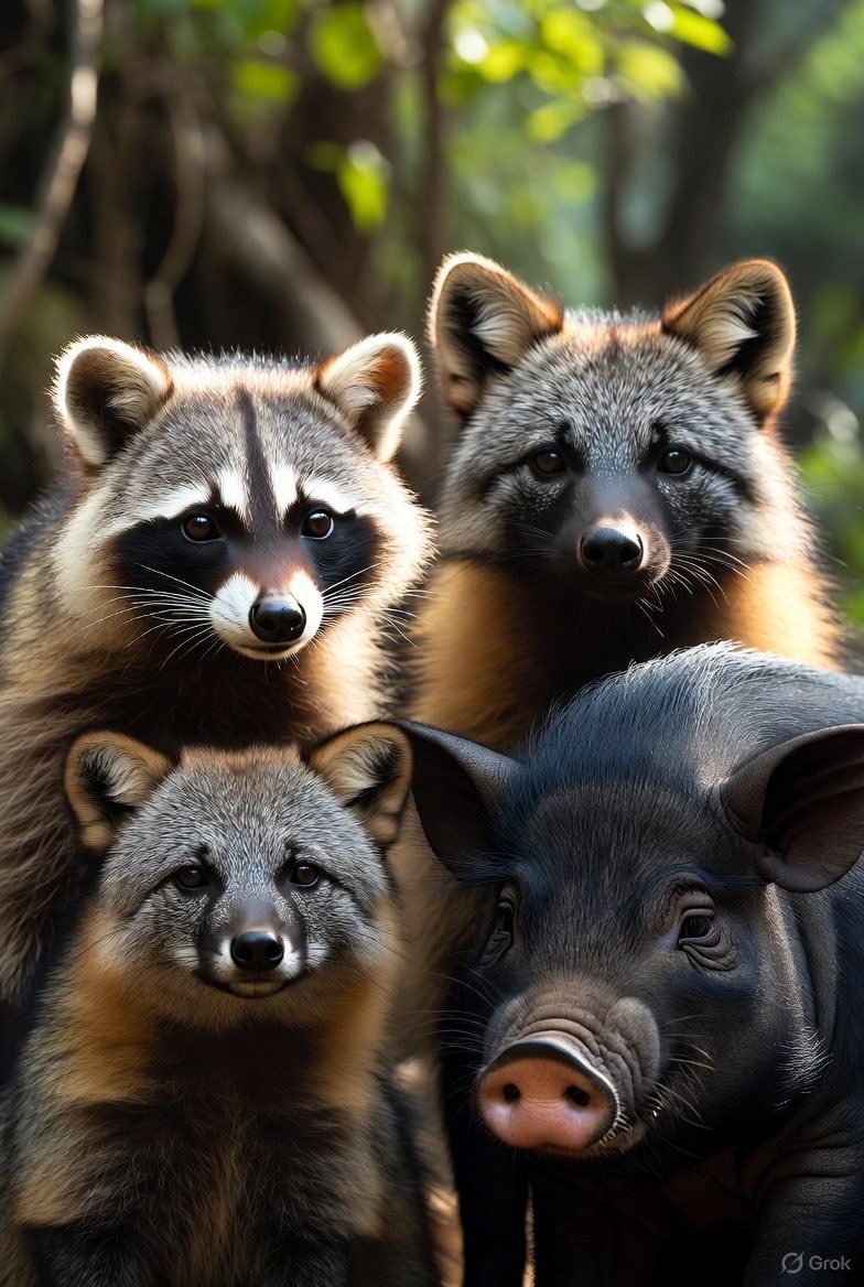 ポンポコを探せ！初級編 🐷🐥ブタなのかい？タヌキなのかい？ 🐷⛏🐥