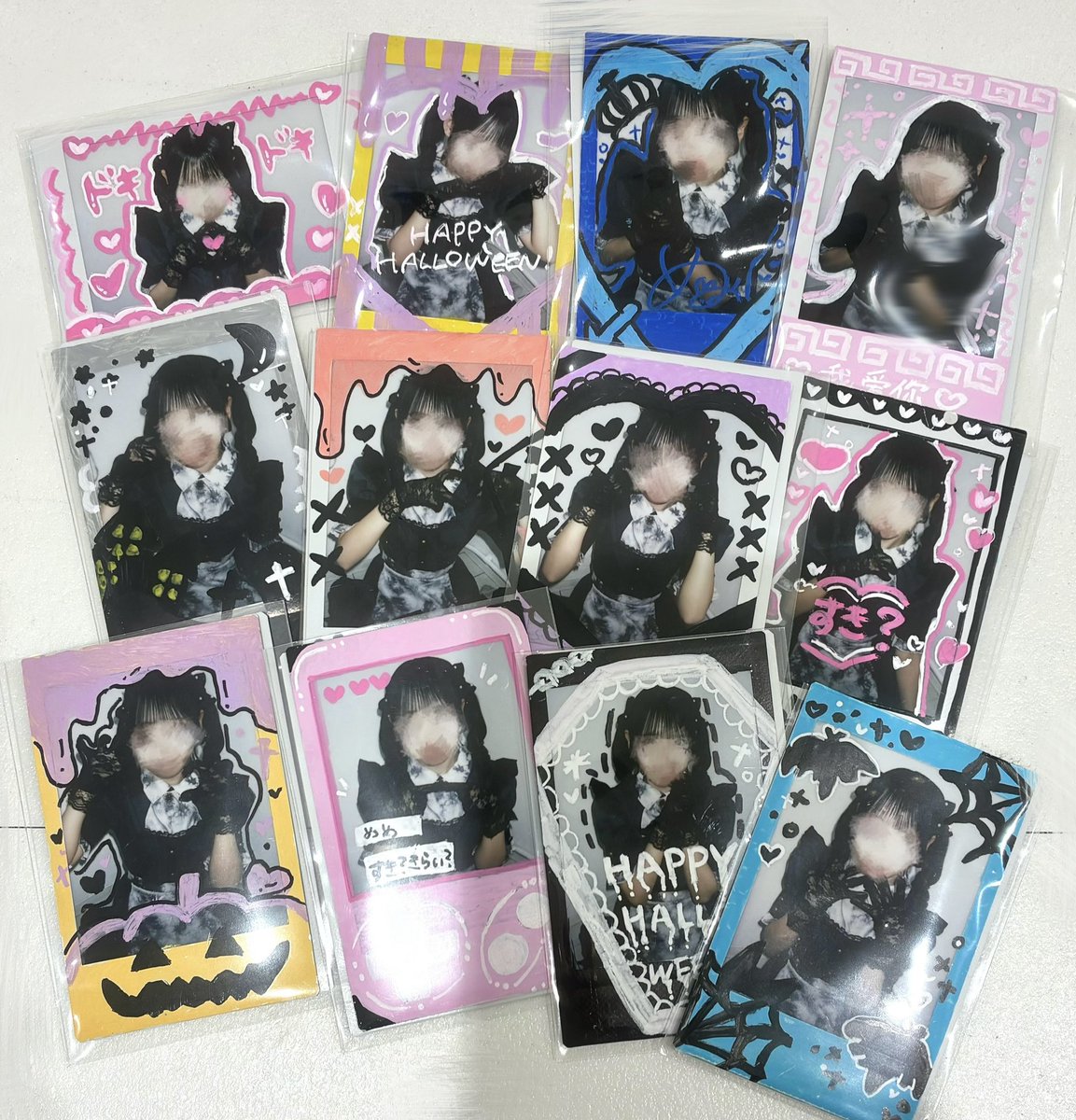 専用 手描きイラスト つるいち ハロウィン ハロウィンにまつわる手描きイラストセット（カラー）のイラスト素材