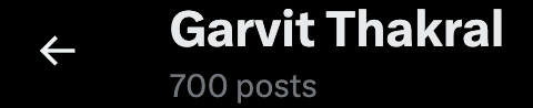 thakral_garvit's tweet image. 🎉 Milestone unlocked: 700 posts!

From sharing code snippets to building in public, every post has been part of the journey.

Here&apos;s to the next 700 and beyond! 🚀

Thank you to everyone who&apos;s been following along 🙏
#Milestone #BuildInPublic #DevCommunity #700Posts