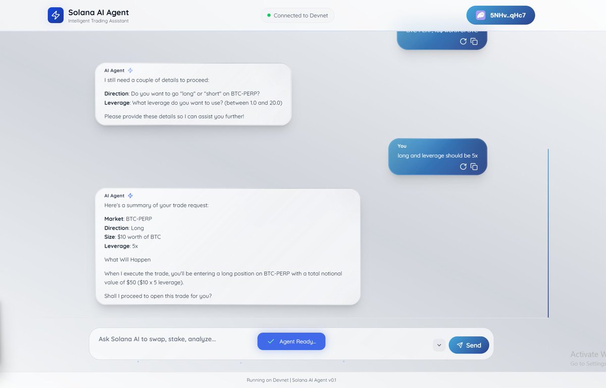 piyushsainii's tweet image. Building a Solana AI Agent that can 🚀

&amp;gt; send anyone crypto 
&amp;gt; open a perp trade for you 
&amp;gt; swap SPL tokens

#Web3Community #web3 #solana #AIAgent #tech