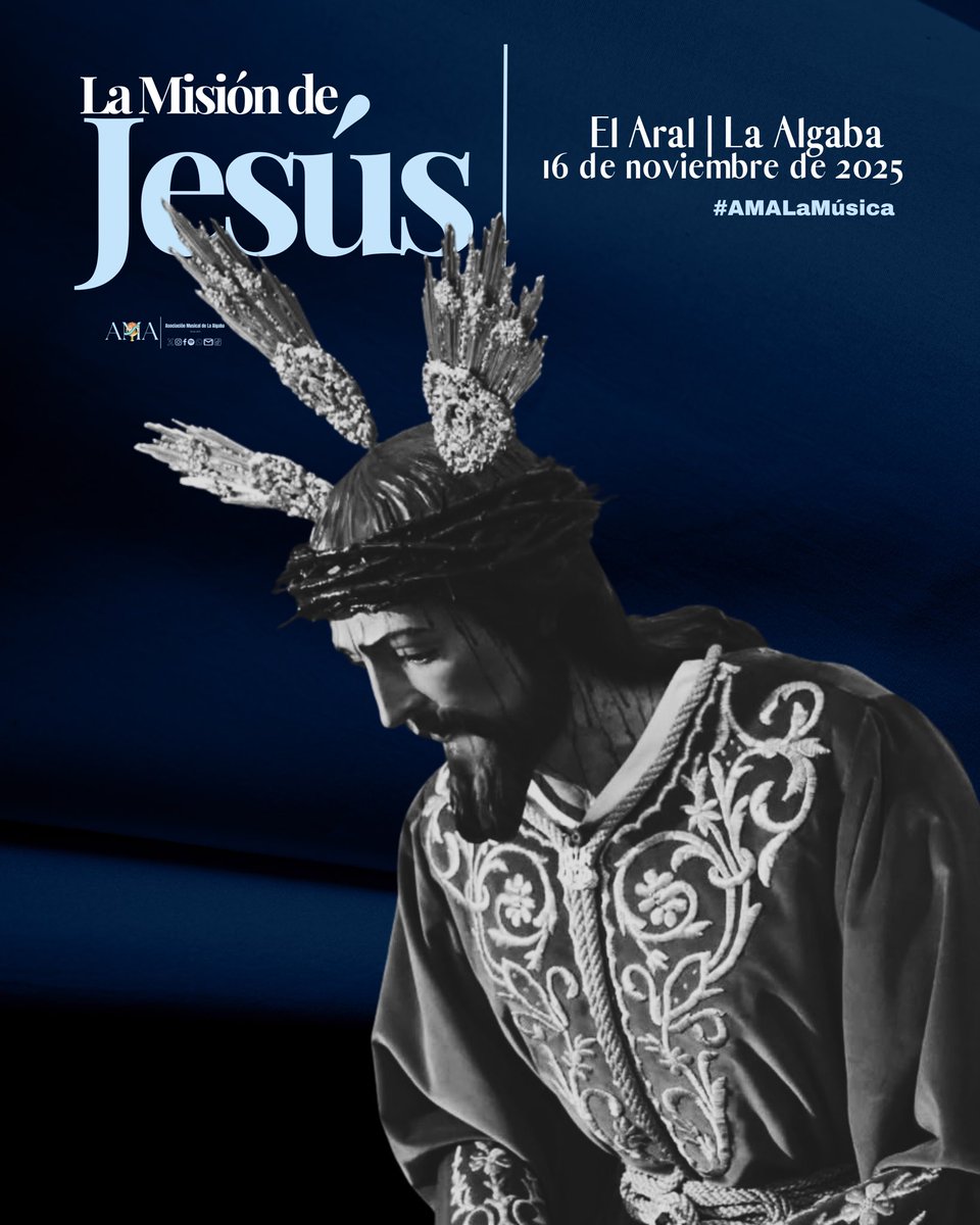 amalgaba's tweet image. 💙 Hoy la música serán las notas más puras en el encuentro de dos de las devociones más queridas de nuestro pueblo.

➡️ Sobre las 21:00 horas, esperaremos a Jesús en el barrio de #ElAral.

📲 #AMALaMúsica @hdadjesusalgaba @Ayto_algaba
