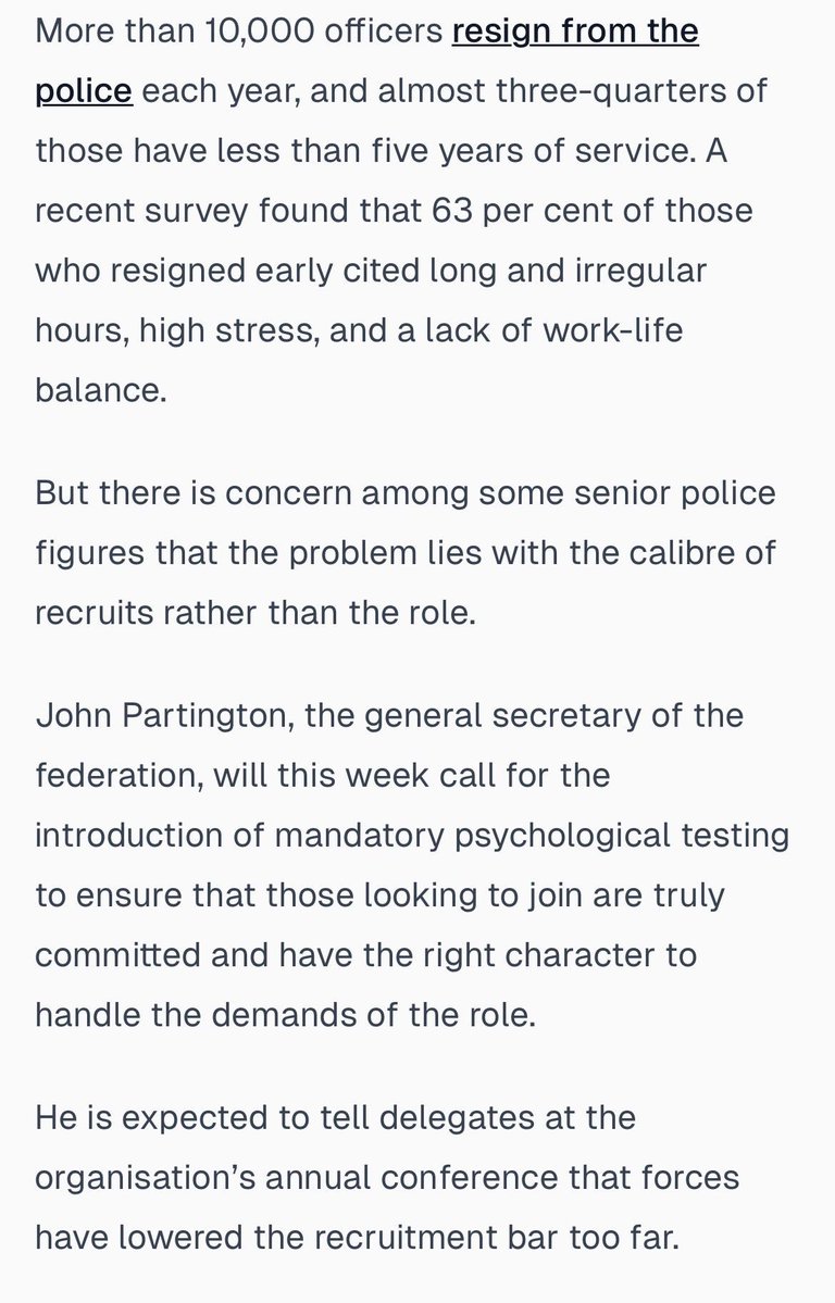 PFEW_Whistle's tweet image. PFEW, a staff association for rank and file police officers, retweeting an article with the headline ‘Weed Out Wimps…’

We can only assume it agrees with the terminology used. Utterly irresponsible and unforgivable with Nat Sec heavily quoted.