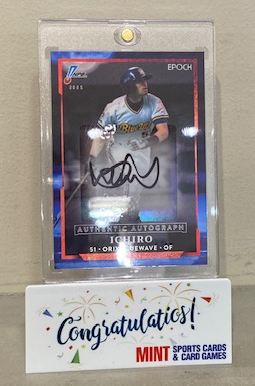 開封結果】2025 EPOCH NPB LUXURY COLLECTIONより、イチロー選手の直筆