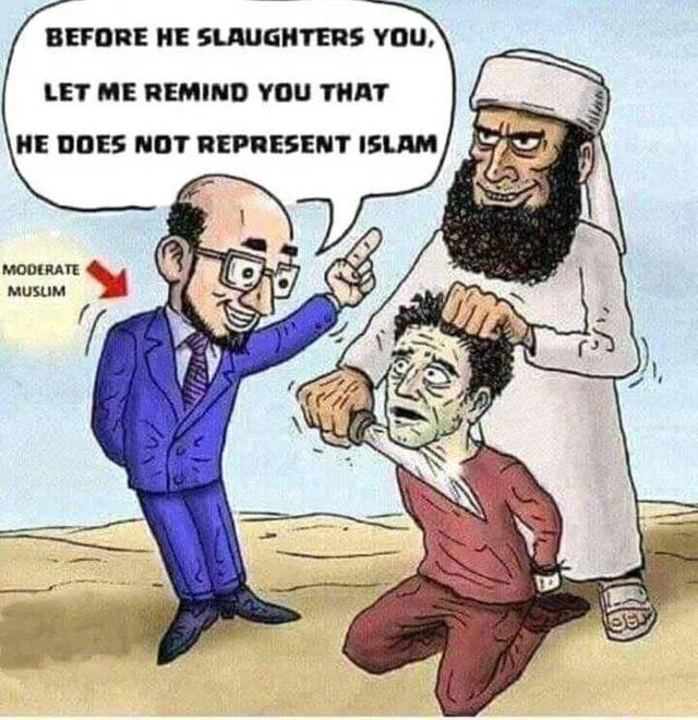real_DefendWest's tweet image. This is what they all are! 

There are no moderate muslims there are only muslims!

It’s what the quran teaches them to do!