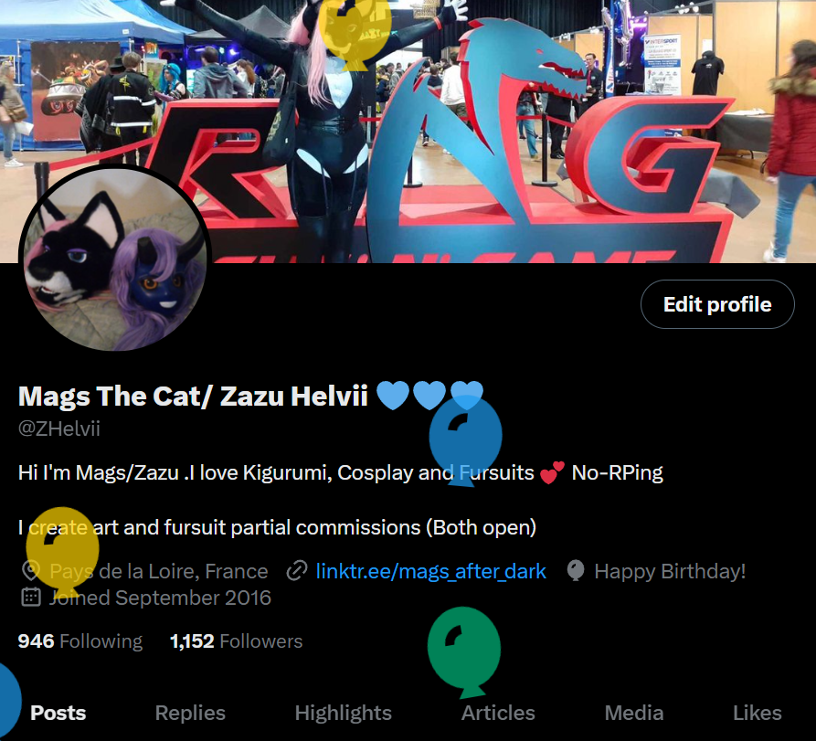 Mags The Cat/ Zazu Helvii 💙💙💙 tweet media