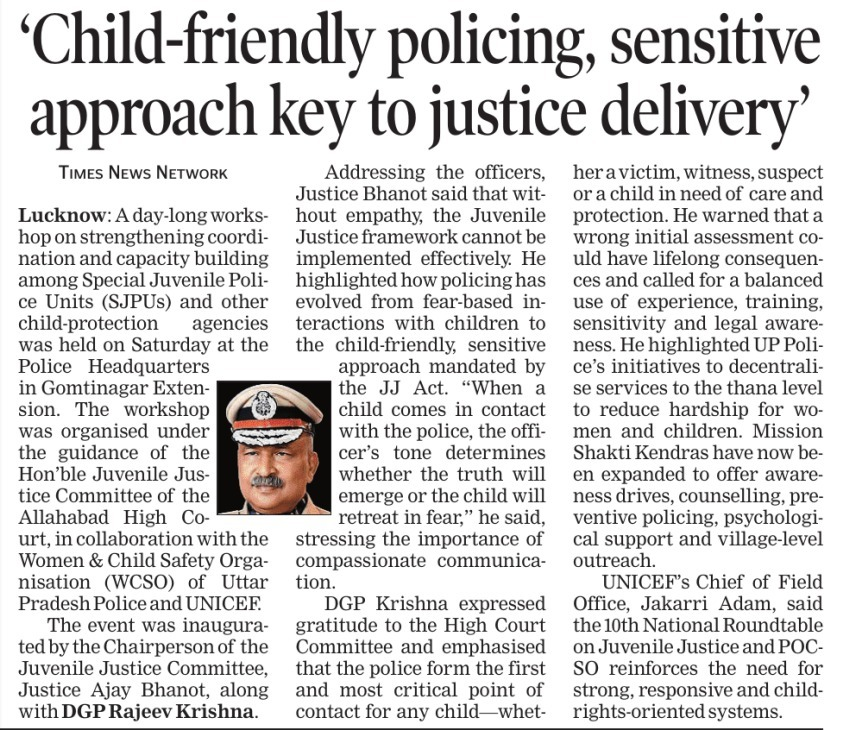 Uppolice's tweet image. #DGPUPInNews
#ChildProtection 
#JuvenileJustice 
#UPPolice 
#MissionShakti