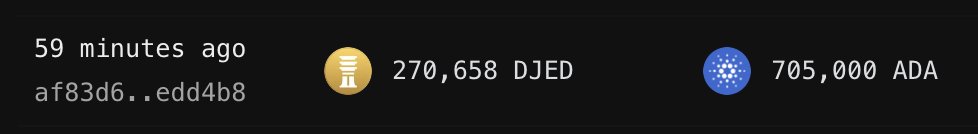 liqwidintern's tweet image. 🚨💧

270,658 $DJED borrowed against 705,000 $ADA 

the whales do their business on @liqwidfinance 🐳