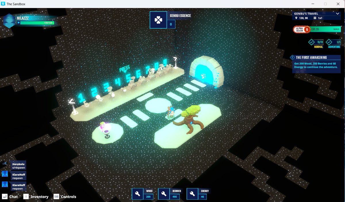 Nilssff's tweet photo. Meet me under the Skill Tree by midnight @TheSandboxGame  https://t.co/7BeCLuBPRo https://t.co/eTEzgFn90C