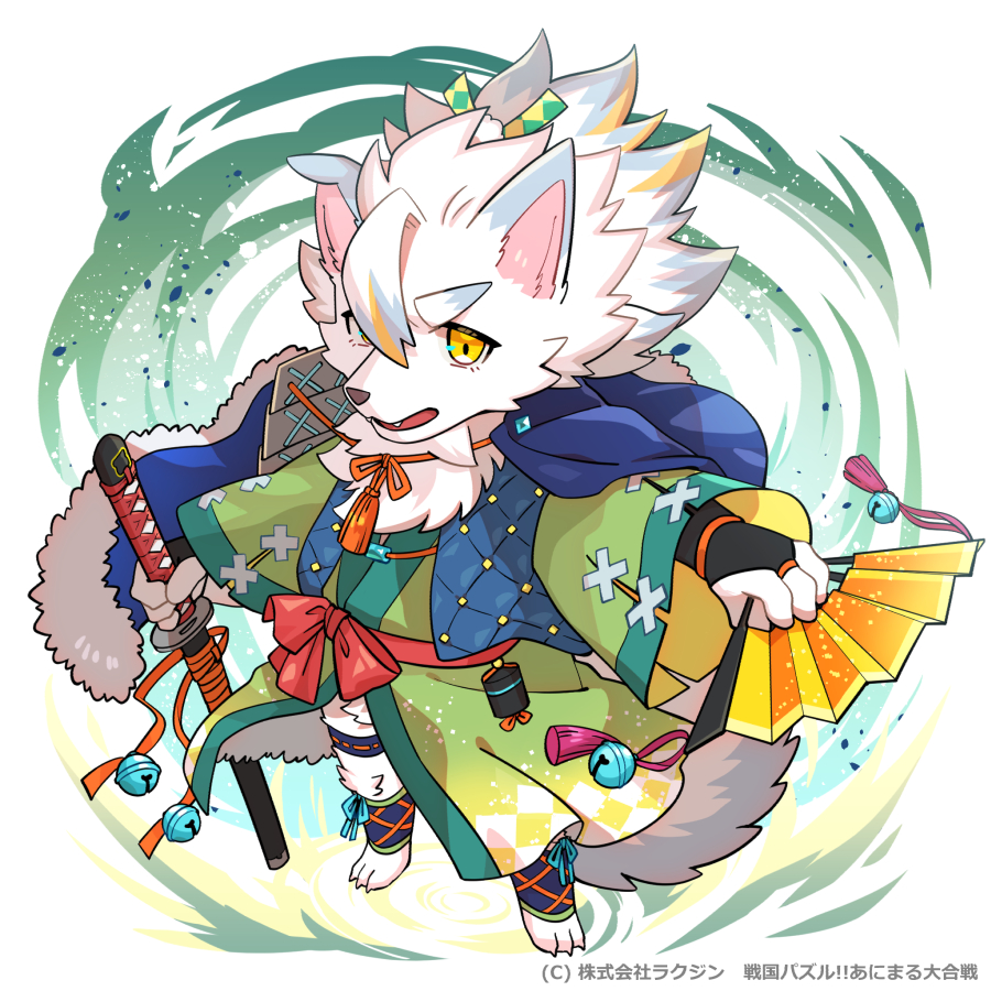 iyoko_145's tweet photo. 【お知らせ】

『戦国パズル!!あにまる大合戦(https://t.co/ear8OG5KxC)』にて現在開催中のステガチャ特賞
【★5　新・宇都宮広綱】
【★6　新・宇都宮城主・宇都宮広綱】
【★7　新・皆川氏討伐・宇都宮広綱】
のイラストを担当させていただきました！

#パズあに https://t.co/u7PFVRQ5sd