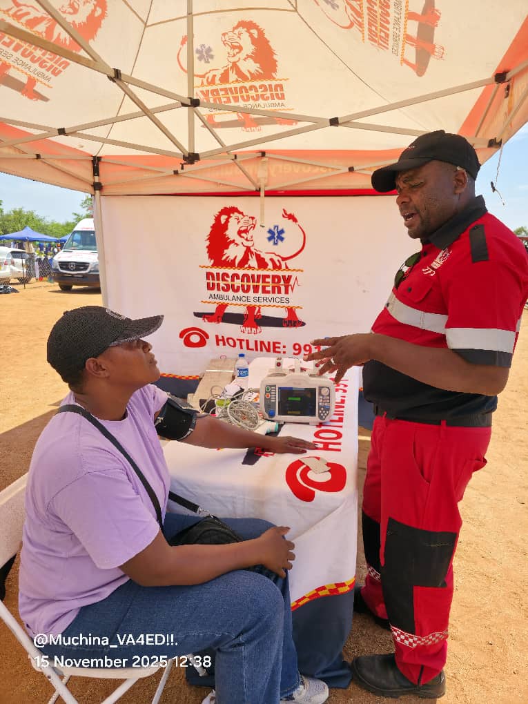 ☎️991#
#TrustED✅
Beitbridge Settings
Matebeleland South Province
Discovery Ambulance Services
Presidential Emergency Medical Scheme:

___________________________
Delivering The Healthcare We All Want In Our Mother Land Towards #Vision2030.
___________________________

Saving