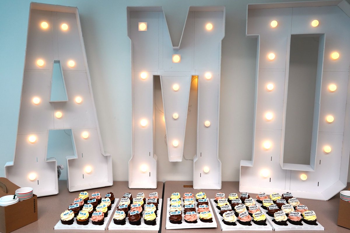 MiTACcomputing's tweet image. 😊Great visit from AMD!

We were excited to host Ted M. from @AMD&apos;s Instinct team for a deep dive into the new MI350 series and AMD’s three-year roadmap. A day full of learning, collaboration, and great food — plus sweet treats!

🚀 Huge thanks to Ted and the AMD team!