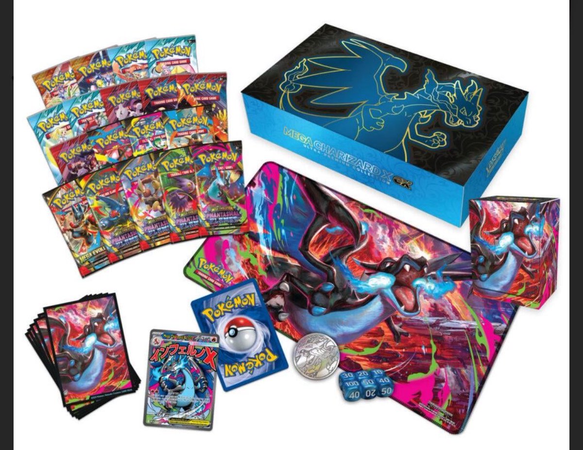 ✓Pokémon TCG: Mega Charizard X ex Ultra-Premium Collection(海外 