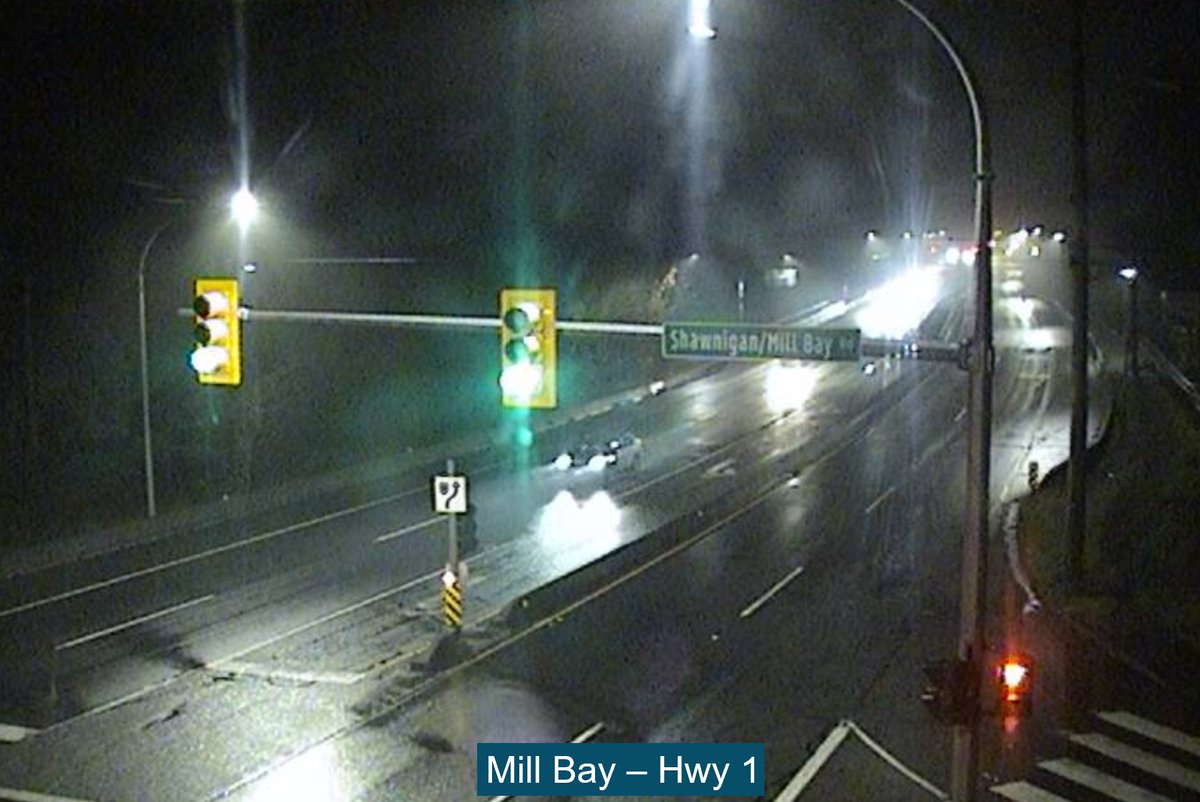 DriveBC's tweet photo. 🛣️ A Look Around BC.
#MillBayBC #BCHwy1 #VanIsle
Current conditions as of 11:58pm Saturday 15 November 2025: cloudy and 9 degrees.
Sunday's forecast: light showers with the chance of a clear break here and there with a high of 9 degrees.
https://t.co/MNovn5KGvc https://t.co/qEIoUgGGUd