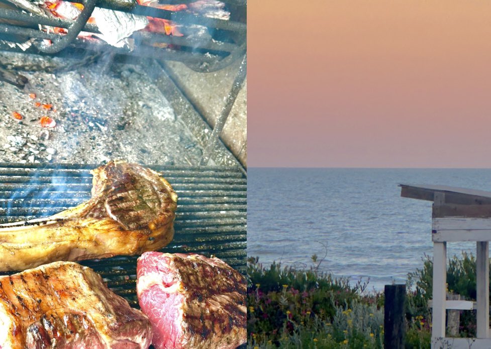 PhilBarbecue's tweet photo. When the barbecue matches the sunset https://t.co/yRnFJNpwuf
