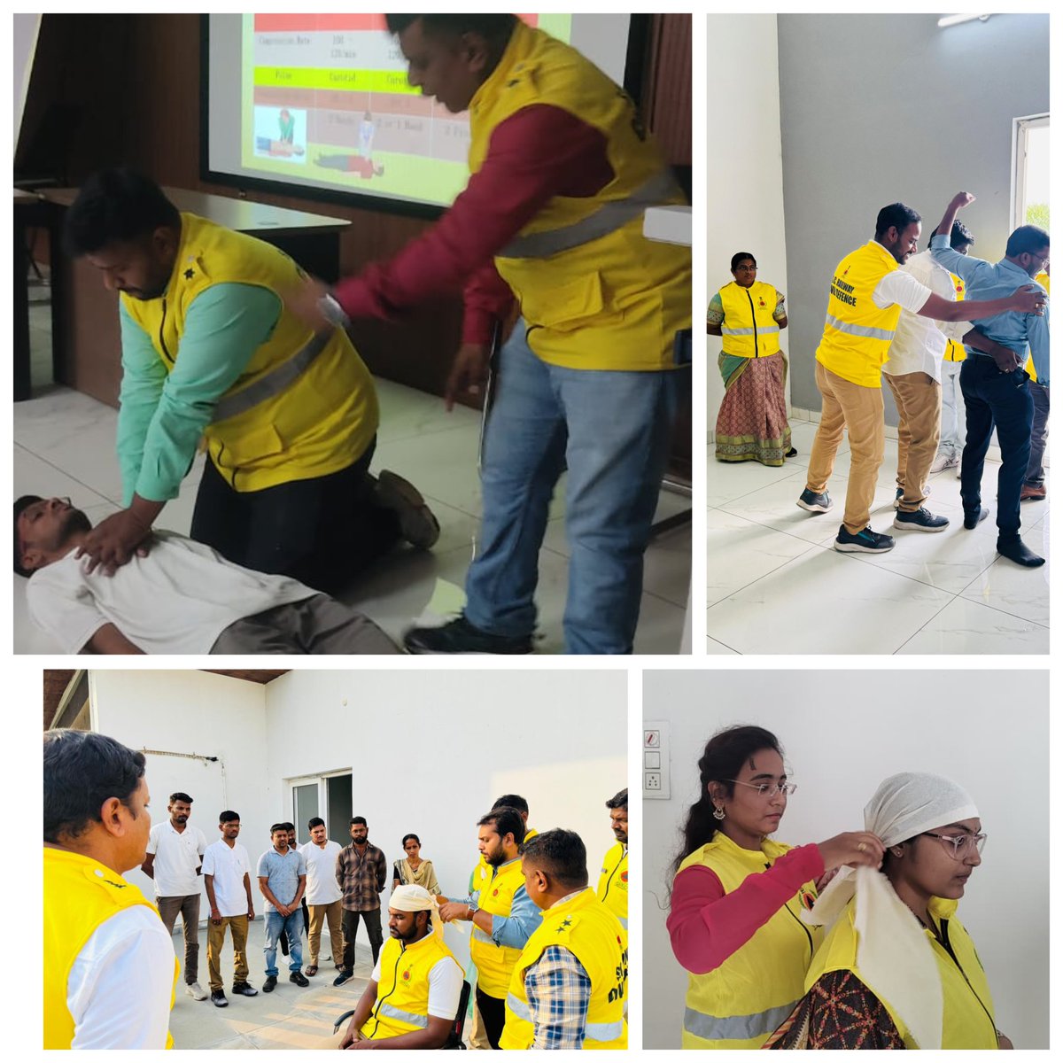 SCRCivilDefence's tweet image. SCR Civil Defence BZA &amp;amp; GNT trainees (25) Successfully completed the Basic Training Programme  at MDDTI,KCC from 10–15 November. DEO and CD Staff Officer, Vijayawada, actively contributed to the smooth conduct of the training.@RailMinIndia
@DGFSCDHG
@SCRailwayIndia @drmvijayawada