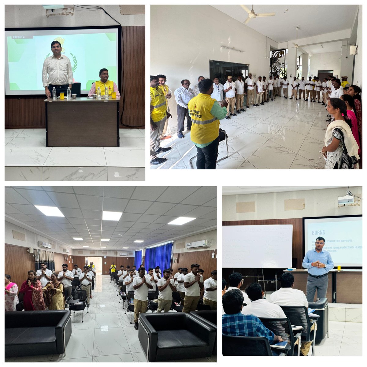 SCRCivilDefence's tweet image. SCR Civil Defence BZA &amp;amp; GNT trainees (25) Successfully completed the Basic Training Programme  at MDDTI,KCC from 10–15 November. DEO and CD Staff Officer, Vijayawada, actively contributed to the smooth conduct of the training.@RailMinIndia
@DGFSCDHG
@SCRailwayIndia @drmvijayawada