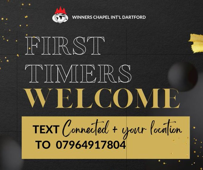 winnersdartford's tweet image. Great to join us for your first time today.   
We always have a special first timers welcome immediately after the service if you attend in person.   Do pop in for your refreshments and goodies.
#FirstTimer 
#WinnersDartford