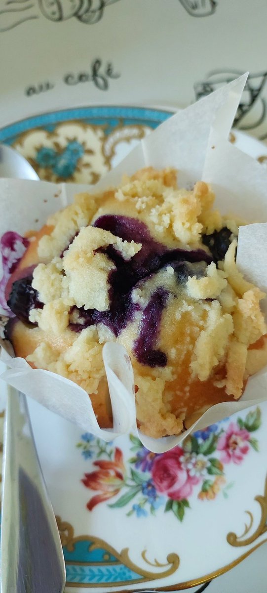 วันนี้คุณสามีทำอะไร...บลูเบอรี่มัฟฟิ่น 😁🥰😍