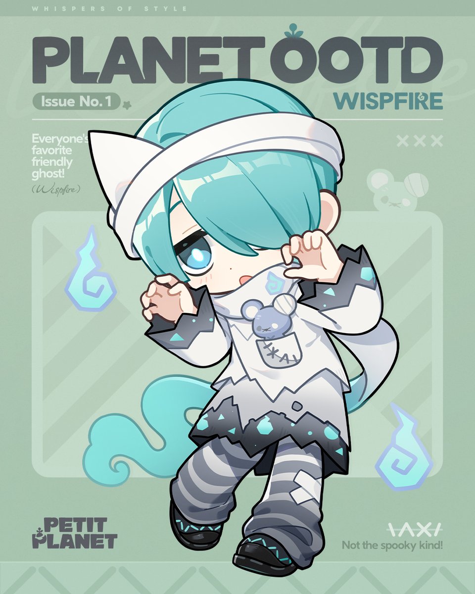 Petit Planet OOTD | Friendly Ghost Alert! 👻

Our outfit of the day is... everyone's favorite friendly ghost!
👕Outfit: Wispfire Outfit
Infused with ghostly charm, this cozy set brings out your whimsical side and keeps you perfectly warm. However, good luck if you're trying to