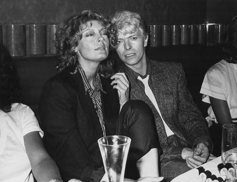 Susan Sarandon &amp; David Bowie, 1983.