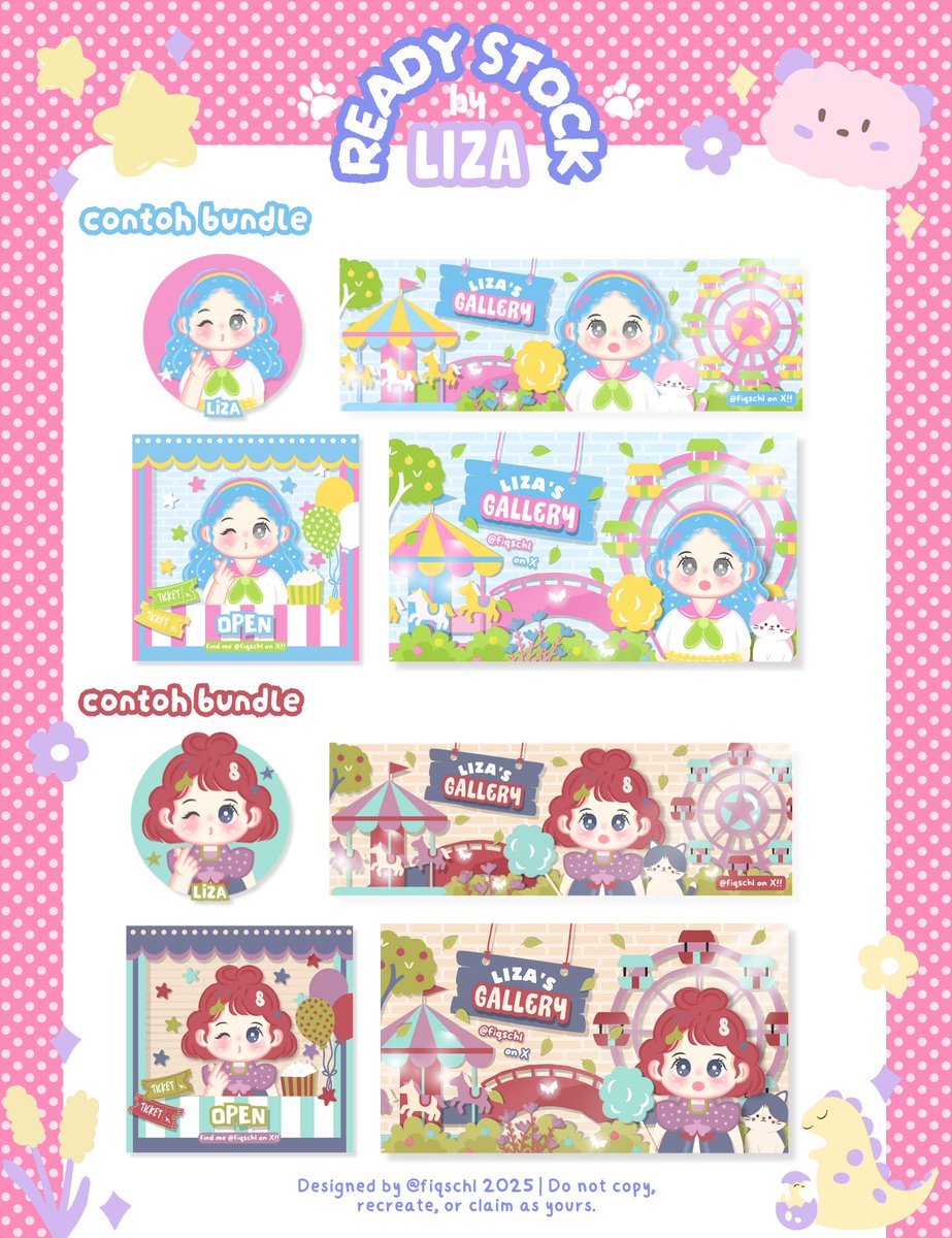 MYSTELN's tweet image. ✨️ RT or any interactions are appreciated! 💌

HELLO!!🤗
Kali ini LIZA bawa beberapa layout gemass yang bisa ditake sekarang😘 pls hit my whatsapp on my bio if u're interested😙🫶🏻

🎀 RETEXT✅️
🎀 RECOLOR✅️
🎀 RESIZE ✅️
Info lengkap cek alt!!
#zonauang