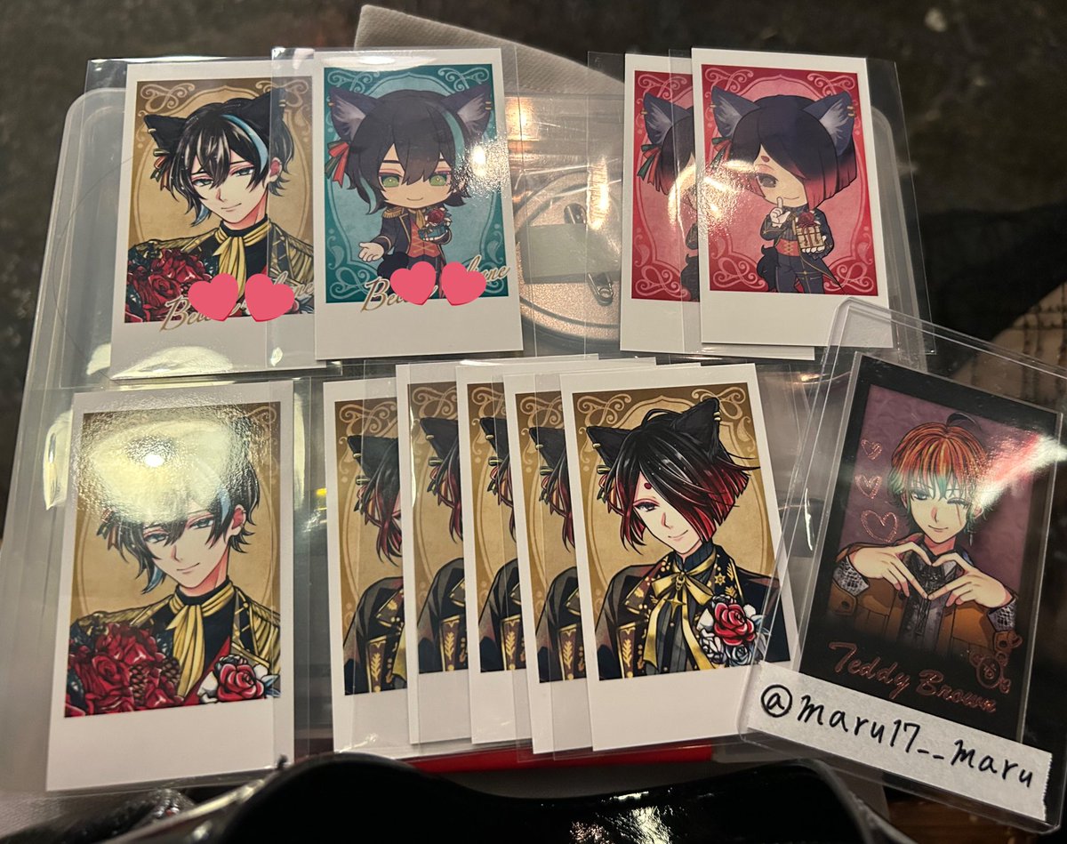 【交換】
あくねこ　悪魔執事と黒い猫　ナンジャ　ナンジャタウン　インスタントフォト風カード　ミニゲーム くじ

譲)
ベレン シロ ユーハン

求)
テディ
ハート缶バッジ(B賞) ハナマル1

♡はサイン入り
B賞⇄C賞可能
ただいまナンジャお手渡し可能です。
よろしくお願いいたします。