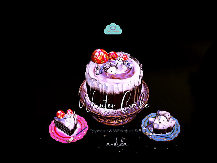 andika0000000's tweet photo. This week’s Lazy Sunday item is “Winter Cake”! ❄️🍰
Picked a cake for the first time in a while, a cozy winter cake perfect for the season.
Only L$75 for 3 days on Marketplace!
https://t.co/PQjlybu4nW
#andika #Lazysunday #WinterCake #SLfood #SecondLife #ad https://t.co/JHEs9TRJ1y