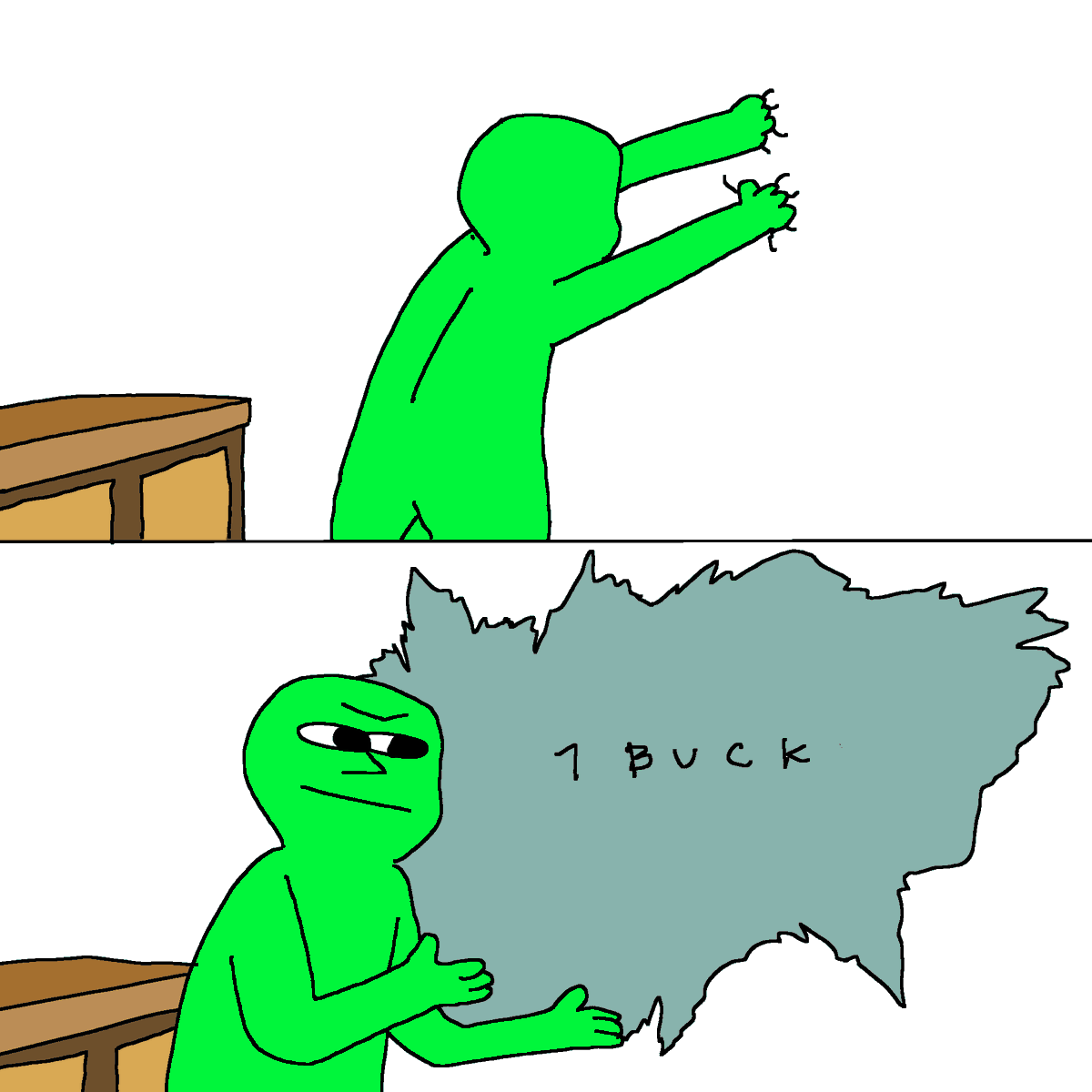 the writing is on the wall