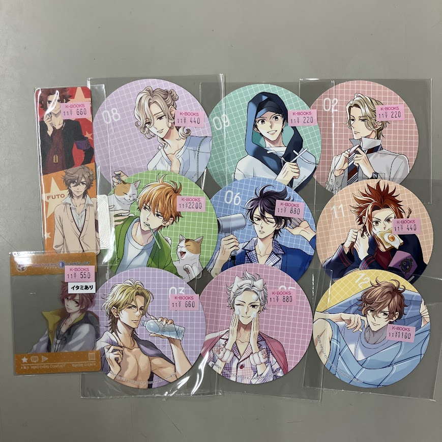 入荷情報】 「BROTHERS CONFLICT」缶バッジやコースターなどが入荷