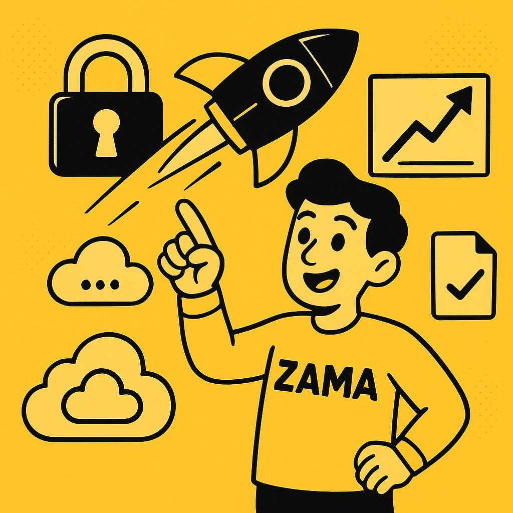 CodeHex0's tweet image. Thanks to @zama, encrypted computation is now secure and lightning fast instead of slow but secure. Performance is being rewritten rather than getting better. 

It now takes seconds instead of minutes. The impossible suddenly becomes the norm. Zama&apos;s innovations are paradigm…