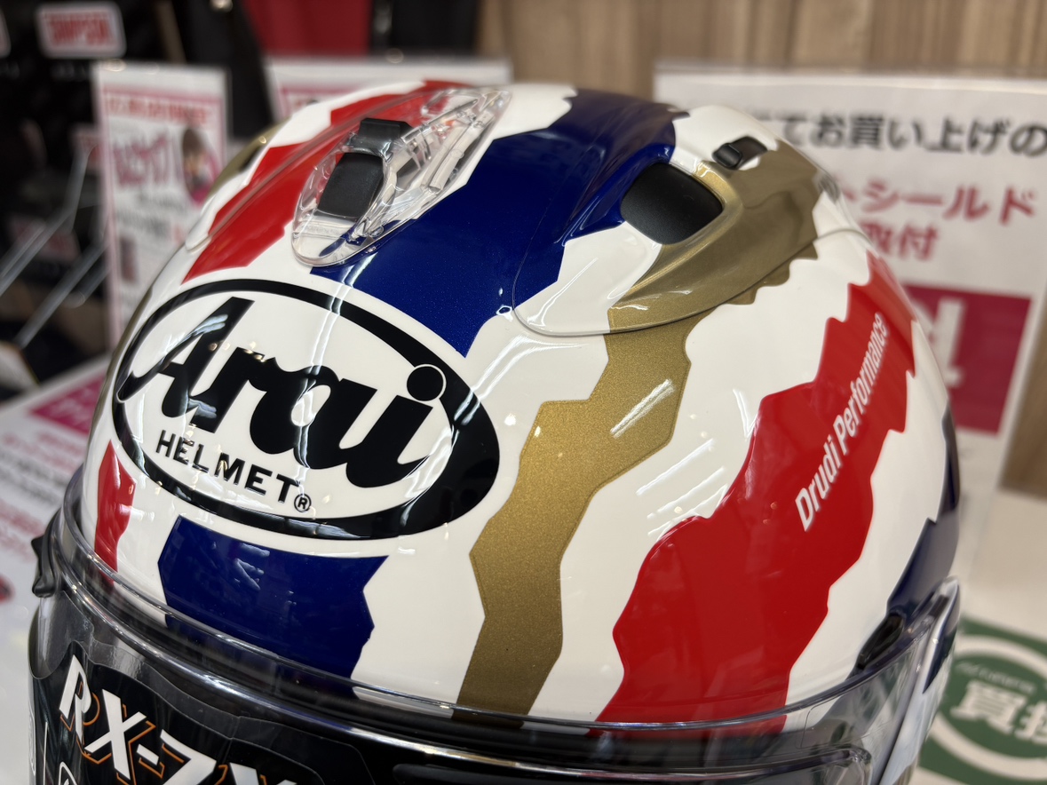 こんにちは！広島店です！ Arai RX-7X「DOOHAN2」登場！ 伝説の