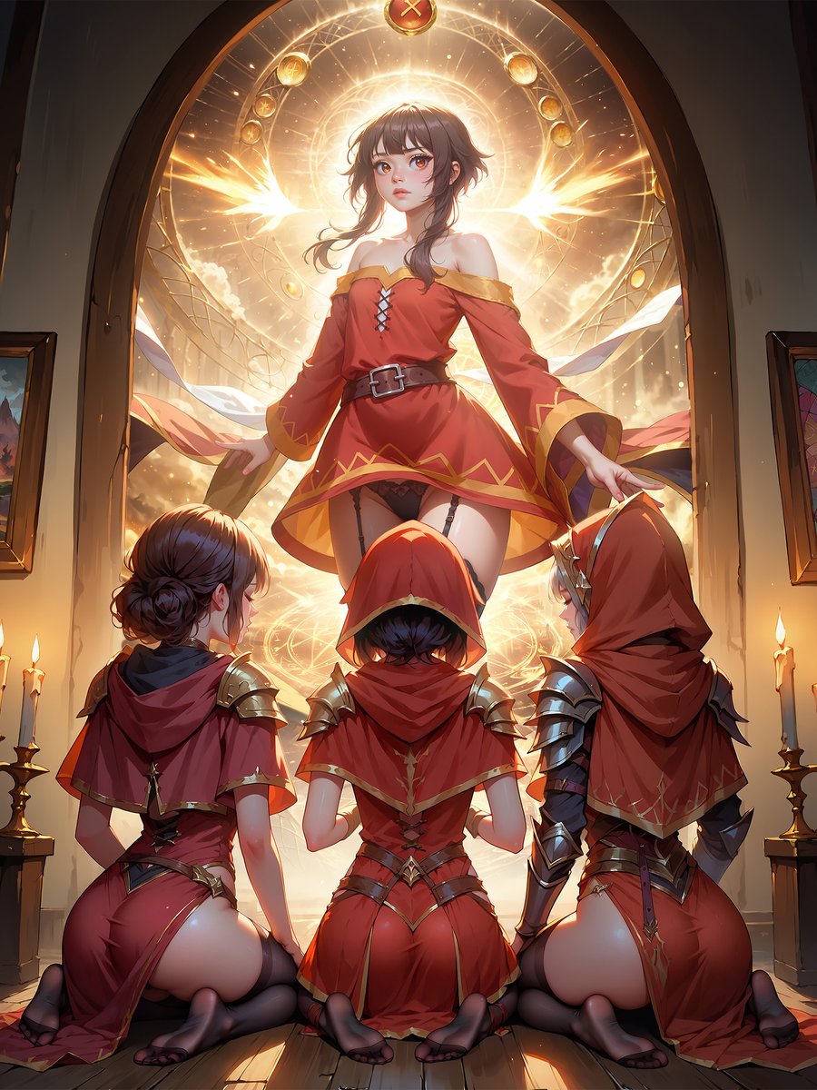 quantumhead_ai's tweet photo. One of my early works of the PonyXL age, still holds up 😀
#AIart #Megumin https://t.co/CEkjp21RFI