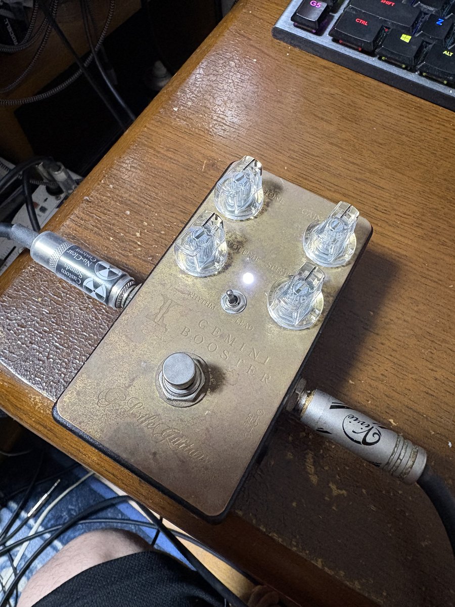 発売当初から長らく愛用してるGEMINI BOOSTERをメンテに出しました