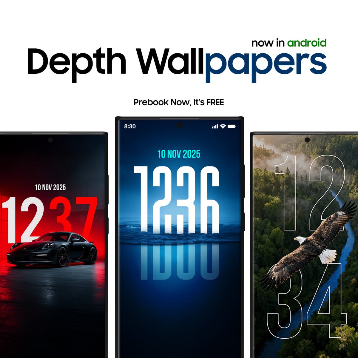 justnewdesigns's tweet photo. From all of us at @JustNewDesigns we're excited to announce  Depth Wallpapers 

♥️ ♥️  Best part? It's FREE! ♥️ ♥️
Pre-Book now on Google Play 👇 To Get Some Exclusive Benefits.  ♥️
https://t.co/kHOj18hE0z

Your phone is about to get a serious upgrade. ✨ and it will work on almost every android device. 

❤️ & Retweet will be appreciated.