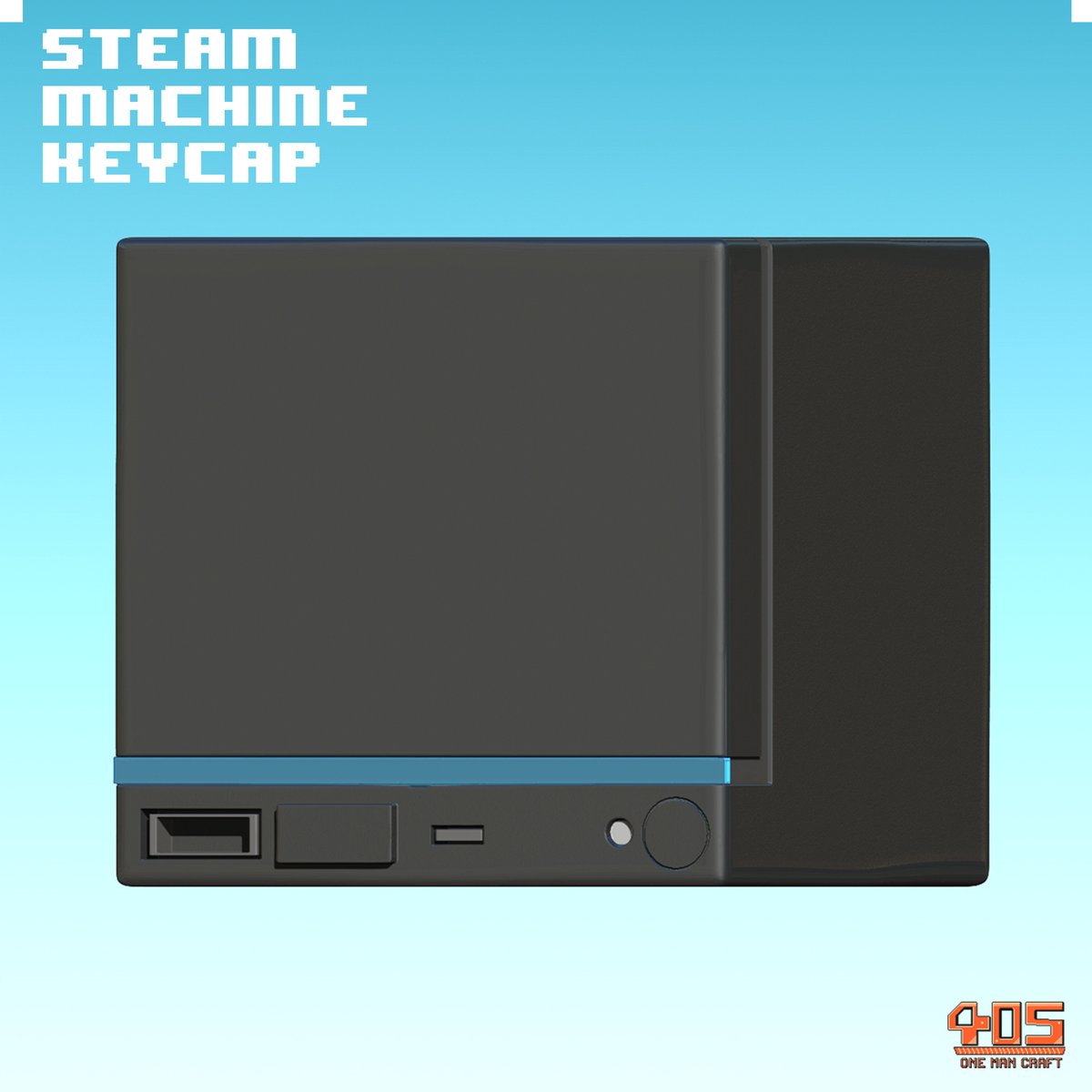 405onemancraft's tweet image. STEAM MACHINE KEYCAP  🎮

Vavle just announced their new console, and i rly like the design. So i tried making it to keycap with a swappable cover. 

#steammachine #zbrush #keycap