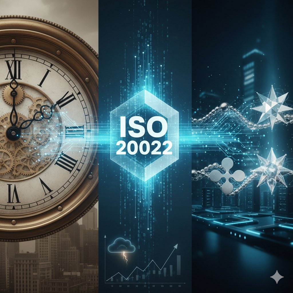 jim_mattie034's tweet image. 🔑 ISO 20022 is a global messaging standard that defines how financial institutions exchange information for transactions (payments, securities, remittances). It replaces outdated, fragmented systems (like the old SWIFT messages) with a unified, data-rich digital language.