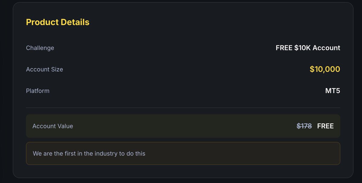 🚨FREE 10k ACCOUNT FOR EVERYONE 🚨

Complete the steps for the link

1. FOLLOW <a href="/FtaBlacklabel/">Black Label | FTA Founder</a> <a href="/FTxAssemble/">Funded Traders Assemble</a> 
2 . LIKE - RETWEET - TAG 3 FRIENDS
3. JOIN THIS SERVER AND OPEN TICKET FOR LINK

discord.gg/U8aJyPFA7