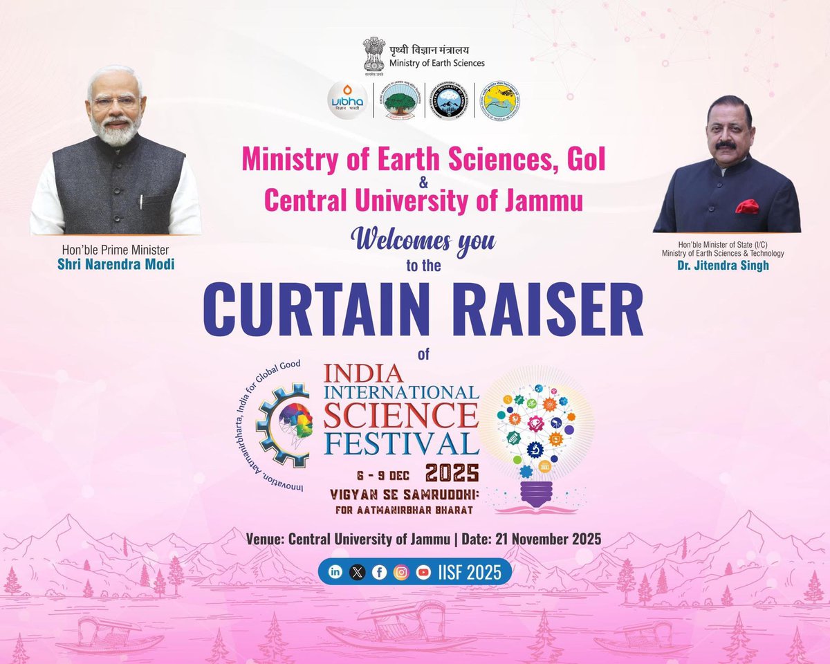 India International Science Festival tweet media
