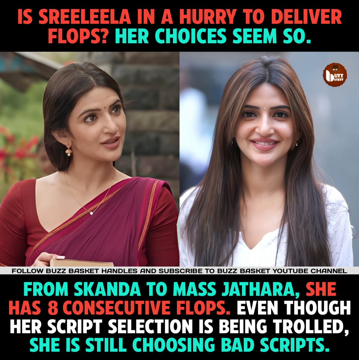 Is #Sreeleela in a hurry to deliver flops?

#MassJathara #Aashiqui3